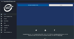 Desktop Screenshot of copyrightedsongs.com